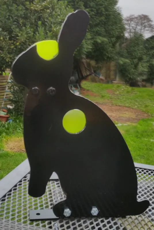 Bunny Kill Zone Resetting Airgun Target