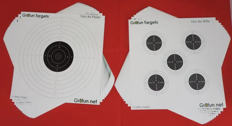 Practice Target ISSF/NSRA 17cm x 17cm - 50 pack