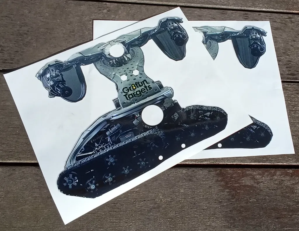 [AI-Tank-Replacement-Vinyls] Pair of replacement vinyls for AI exTerminator T1 Tank