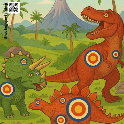 Dinosaurs Targets (25, 140mm x 140mm)
