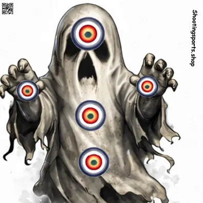 Ghost Monster Targets (25, 140mm x 140mm)