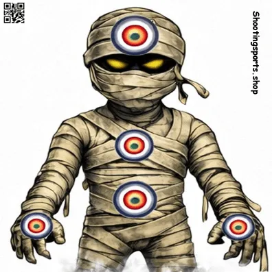 Mummy Monster Targets (25, 140mm x 140mm)