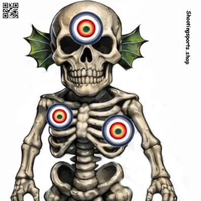 Skeleton Monster Targets (25, 140mm x 140mm)