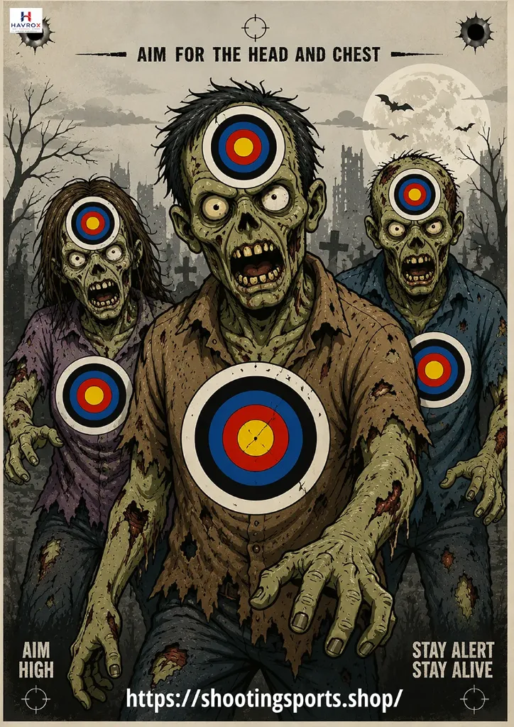 Zombie Archery Practice Target Packs